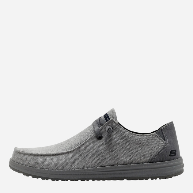 Mokasyny męskie Skechers 210726-GRY 41 Szare (196989358833) - obraz 3