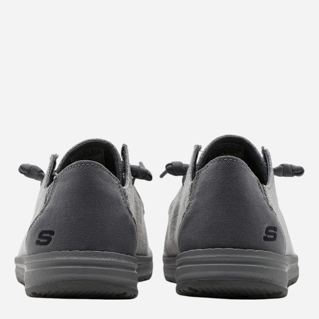 Mokasyny męskie Skechers 210726-GRY 45 Szare (196989358895) - obraz 5