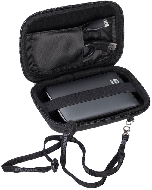 Etui na dysk HDD 2.5" RIVACASE Davos 9101 Black (RC9101_BK) - obraz 10