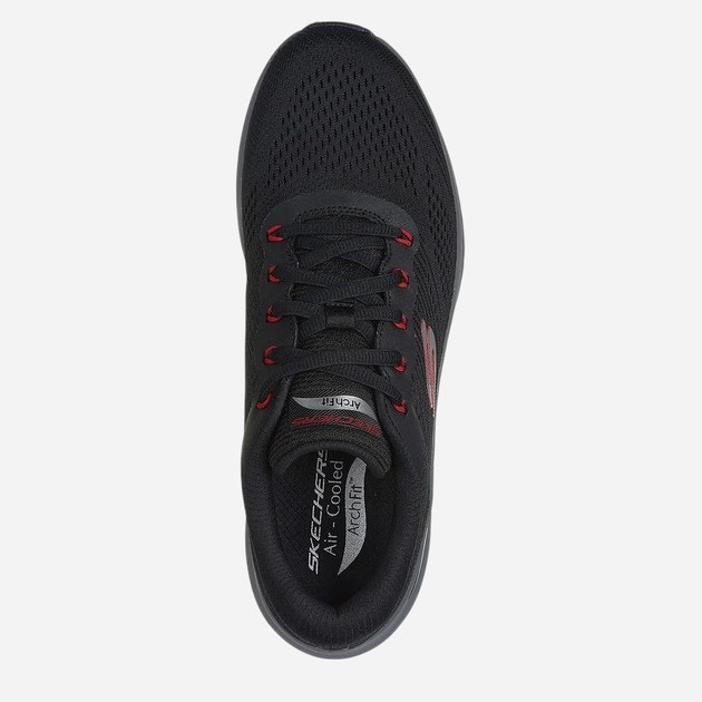 Чоловічі кросівки Skechers 232700-BKRD 41 Чорні (196989378343) - зображення 3