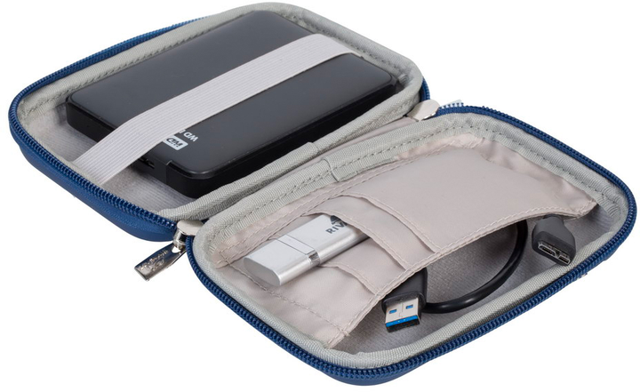 Etui na dysk HDD 2.5" RIVACASE Davos 9101 Light Blue (RC9101_BL) - obraz 6