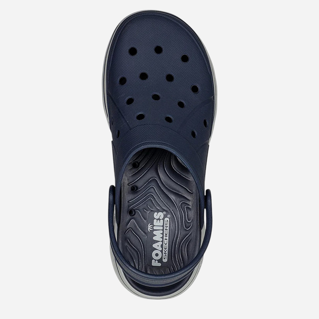 Chodaki męskie gumowe Skechers 243032-NVY 40 Niebieskie (196989232218) - obraz 4