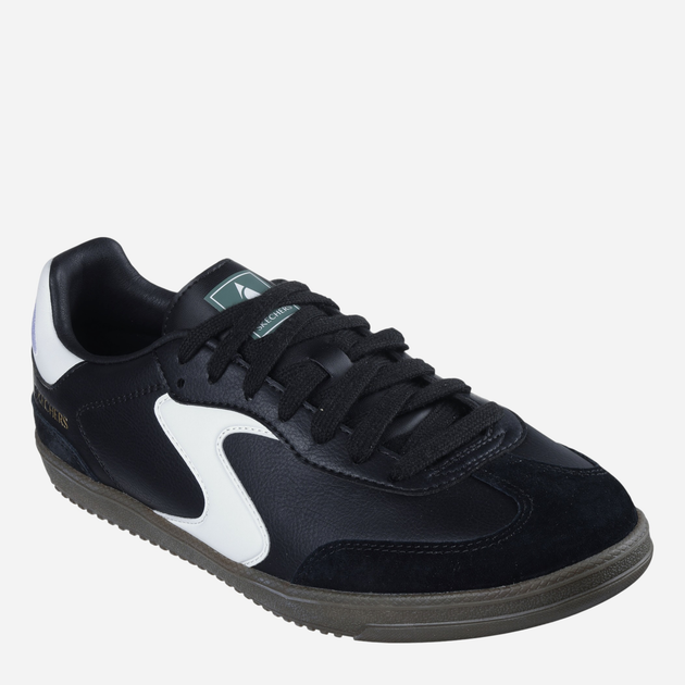 Tenisówki męskie do kostki Skechers 254150-BKW 40 Czarne (198376193300) - obraz 2