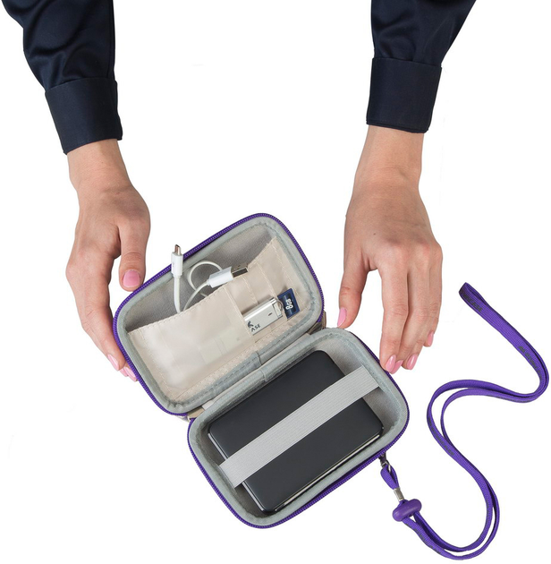 Чохол для зовнішніх HDD 2.5" RIVACASE Davos 9101 Purple (RC9101_PP) - зображення 10