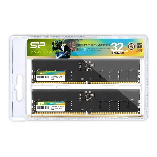 Пам'ять для настільних комп'ютерів Silicon Power 32 GB (2x16GB