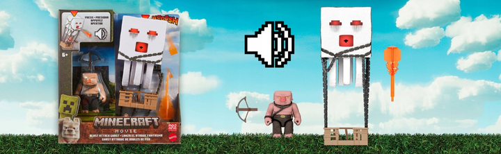 Figurka Mattel Minecraft Movie Blast Attack Ghast JFB69 (0194735292530) - obraz 8
