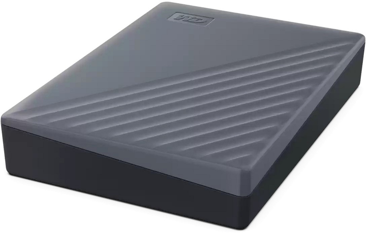 Жорсткий диск Western Digital My Passport 6TB WDBY3J0060BGY-WESN 2.5" USB-C External Silicon Gray - зображення 3
