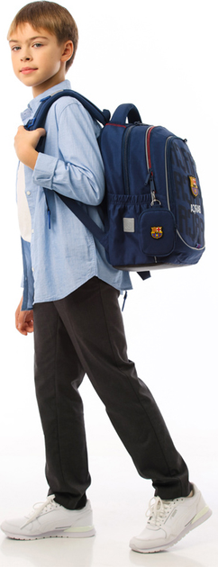 Рюкзак шкільний Kite Education FC Barcelona 38x28x16 см 18 л (BC25-700M) - зображення 19
