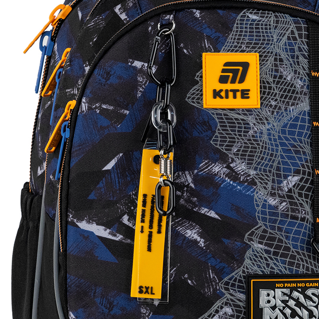 Рюкзак шкільний Kite Education Beast Mode 38x28x16 см 18 л (K25-700M-4) - зображення 16