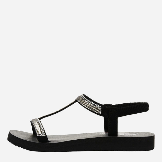 Sandały damskie płaskie Skechers 119292-BLK 35 Czarne (196311024665) - obraz 3