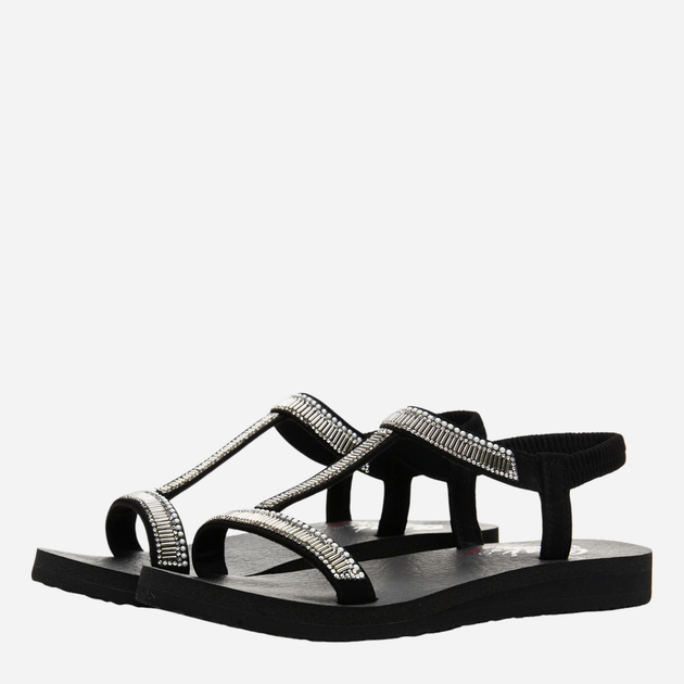 Жіночі сандалії Skechers 119292-BLK 38 Чорні (196311024696) - зображення 2
