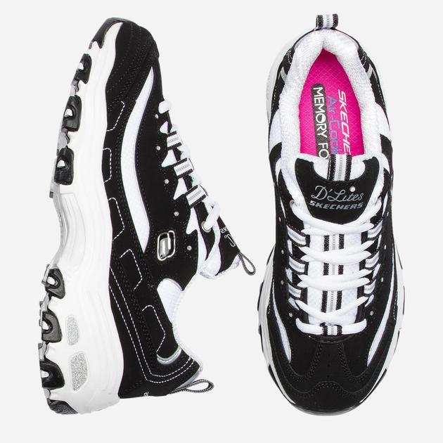 Жіночі кросівки Skechers 11930-BKW 35.5 Чорні (889110354049) - зображення 5