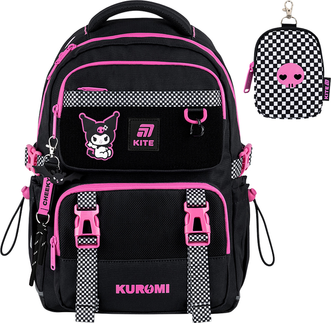 Рюкзак шкільний Kite Education Kuromi 39x28x12.5 см 13 л (HK25-1022M) - зображення 3