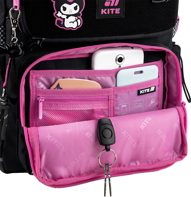 Рюкзак шкільний Kite Education Kuromi 39x28x12.5 см 13 л (HK25-1022M) - зображення 13