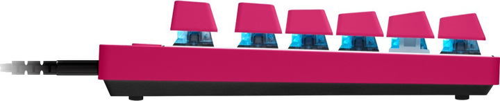 Klawiatura przewodowa Logitech G Pro X TKL Rapid USB Magenta (5099206126442) - obraz 4