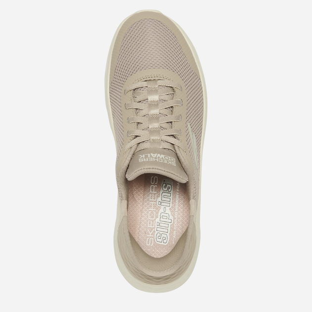 Buty sportowe damskie Skechers 124836-TPE 38.5 Szaro-beżowe (197627451565) - obraz 4