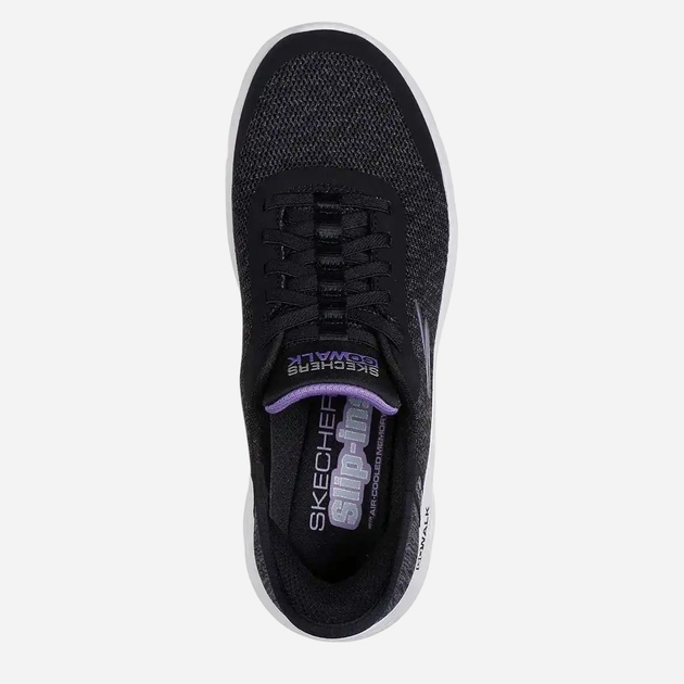 Buty sportowe damskie Skechers 124842-BKLV 35.5 Czarne (197976854642) - obraz 4