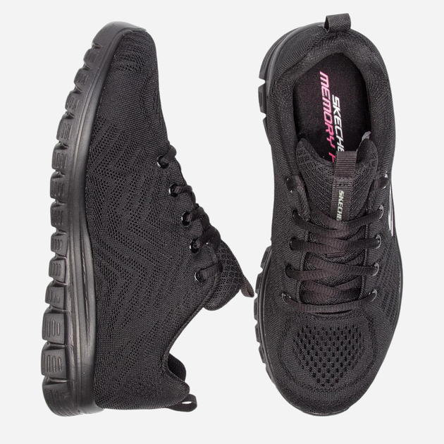 Жіночі кросівки Skechers 12615-BBK 36 Чорні (190872053256) - зображення 5
