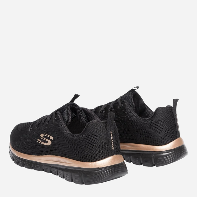 Жіночі кросівки Skechers 12615-BKRG 36.5 Чорні (191665877738) - зображення 3