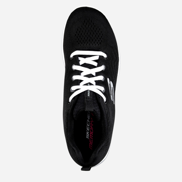 Buty sportowe damskie Skechers 12615-BKW 41 Czarne (190872053461) - obraz 4