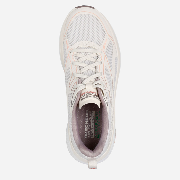 Жіночі кросівки для бігу Skechers 129001-NTCL 35 Бежеві (197976690288) - зображення 4