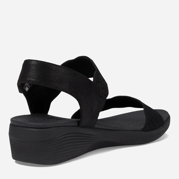 Sandały damskie na koturnie Skechers 163165-BBK 40 Czarne (197627348841) - obraz 5