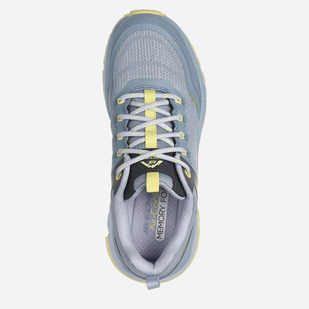 Жіночі кросівки для трекінгу Skechers 180167-BLYL 41 Сині (197627108261) - зображення 4