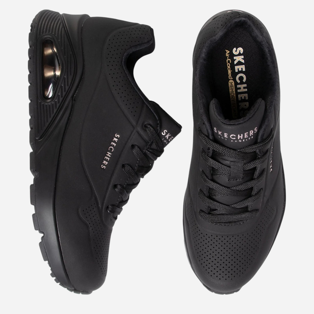 Buty sportowe damskie Skechers 73690-BBK 37.5 Czarne (193113018311) - obraz 5