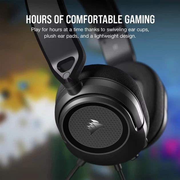 Słuchawki Corsair HS35 Surround v2 Multiplatform Gaming Carbon (CA-9011386-EU) - obraz 8