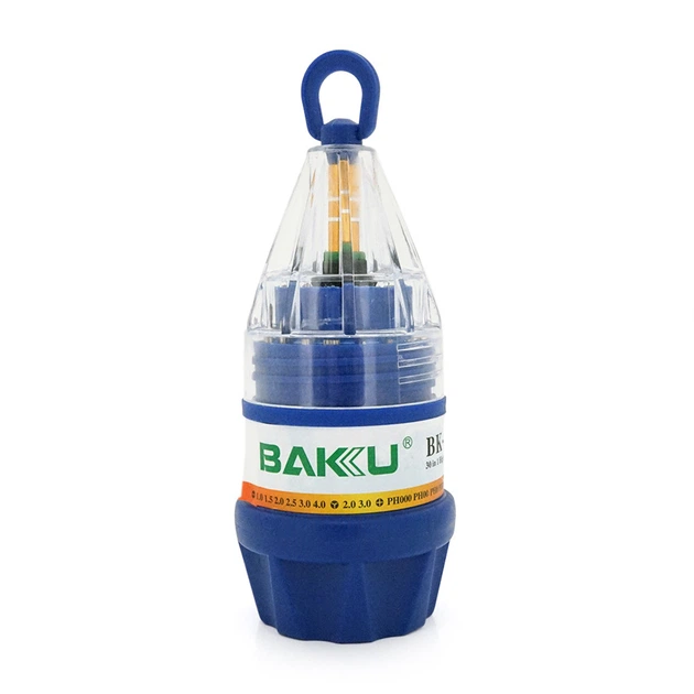 Набор отверток BAKKU BK-633-31B, 30 в1 - Фото 1 Набор отверток BAKKU BK-633-31B, 30 в1 - изображение 1