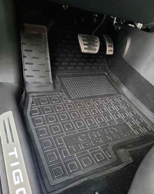 Автомобільні килимки поліки в салон на Chery Tiggo 8 PRO 23- чорні Avto-Gumm Чері Тіго 8 АМ0055043 - зображення 3