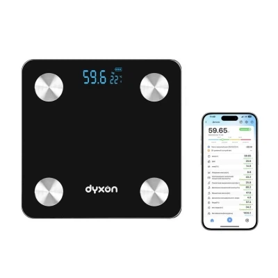 Весы напольные DYXON MEGASCALES 200 Black (DXNVGMGSCLS200B) - Фото 2 Весы напольные DYXON MEGASCALES 200 Black (DXNVGMGSCLS200B) - изображение 2