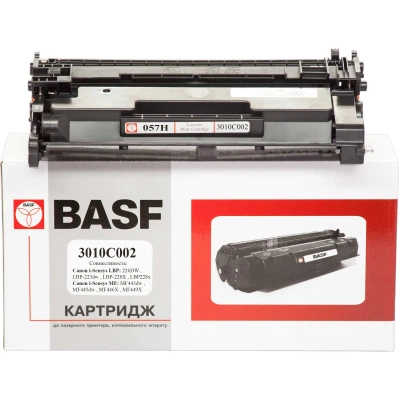 Картридж BASF Canon 057H, 3010C002 Black, without chip (BASF-KT-CRG057H-WOC) - Фото 2 Картридж BASF Canon 057H, 3010C002 Black, without chip (BASF-KT-CRG057H-WOC) - зображення 2