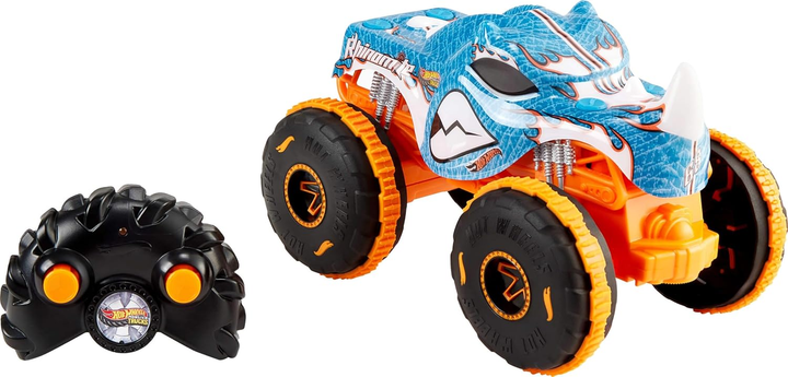 Машинка на радіокеруванні Mattel Hot Wheels Monster Trucks Rhinomite 1:24 JBK11 (0194735261703)  - зображення 3