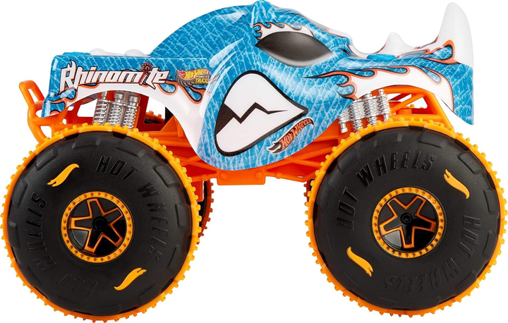 Машинка на радіокеруванні Mattel Hot Wheels Monster Trucks Rhinomite 1:24 JBK11 (0194735261703)  - зображення 5
