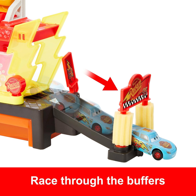 Tor samochodowy Mattel Disney Pixar Cars Color Changers Myjnia samochodowa JBM70 (0194735264100) - obraz 5