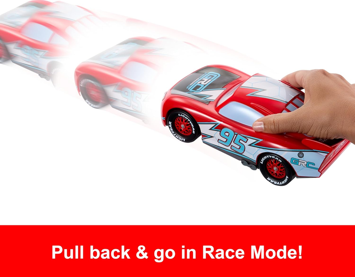 Машинка Mattel Disney Pixar Cars Drift & Race Lightning McQueen HXJ34 (0194735230921) - зображення 4