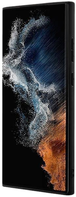 Панель Mercedes AMG Carbon Stripe Embossed для Samsung Galaxy S23 Ultra Чорний (3666339113117) - зображення 5