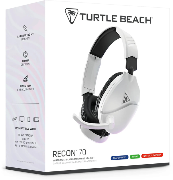 Słuchawki Turtle Beach Recon 70 White (0731855030019) - obraz 7
