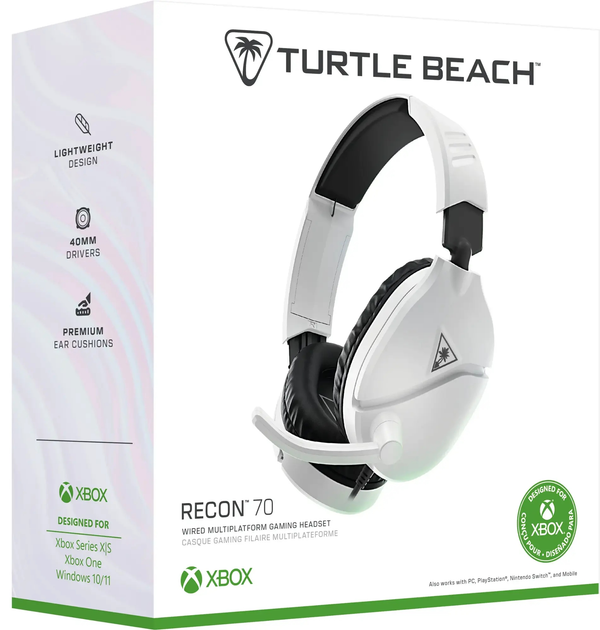 Słuchawki Turtle Beach Recon 70 Xbox White (0731855020010) - obraz 7