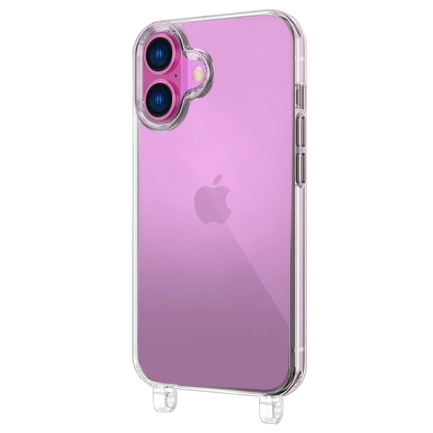 Чехол Upex Crossbody Protection Case для iPhone 16 Clear (UP191565) - Фото 1 Чехол Upex Crossbody Protection Case для iPhone 16 Clear (UP191565) - изображение 1