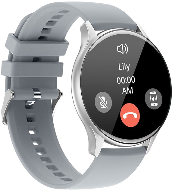 Smartwatch Hoco Y15 AMOLED Sport Silver (HOCOACC35) - obraz 3