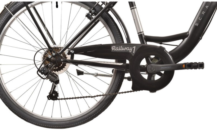 Rower miejski Denver Scrapper Railway 1.9 26" D 44 cm/17" Black (RD26C0629DFD01.19061) - obraz 3