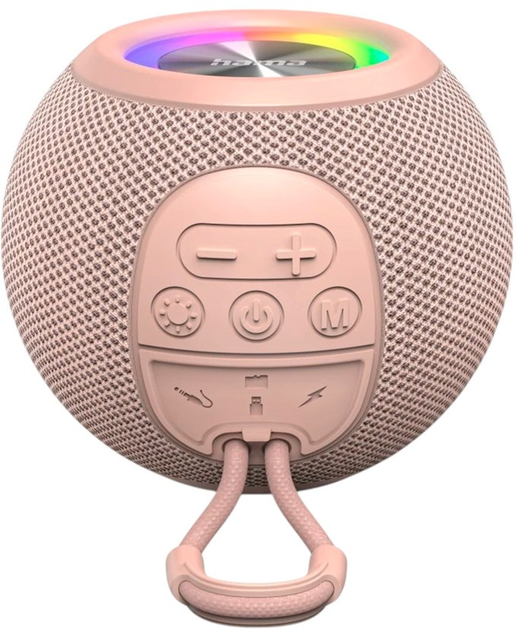 Przenośny głośnik Hama Bluetooth Ball Shape Speaker Pink (4047443529053) - obraz 4