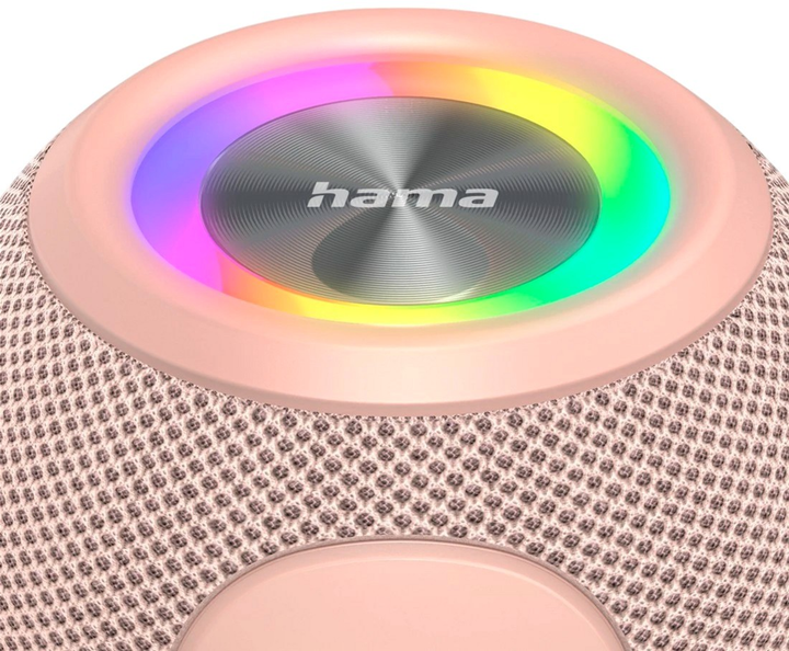 Przenośny głośnik Hama Bluetooth Ball Shape Speaker Pink (4047443529053) - obraz 5