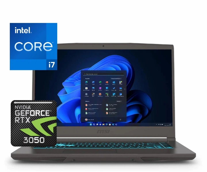 Ноутбук (2024) игровой MSI Thin 15 i7-13620H/ 32GB / 1TB/ Win11x