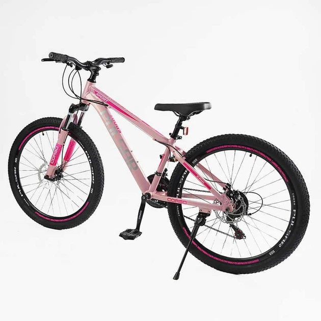 Велосипед Спортивний Corso «PULSAR» 26" дюймів PL-26509 алюмінієва рама 13", обладнання Shimano 21 - зображення 3