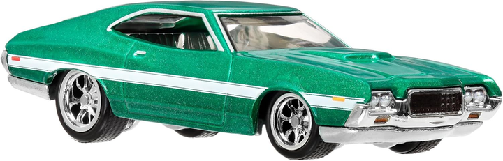 Pojazd Mattel Hot Wheels Premium Fast & Furious 1972 Ford Gran Torino Sport 3/5 1:64 HYP72 (0194735253500) - obraz 3