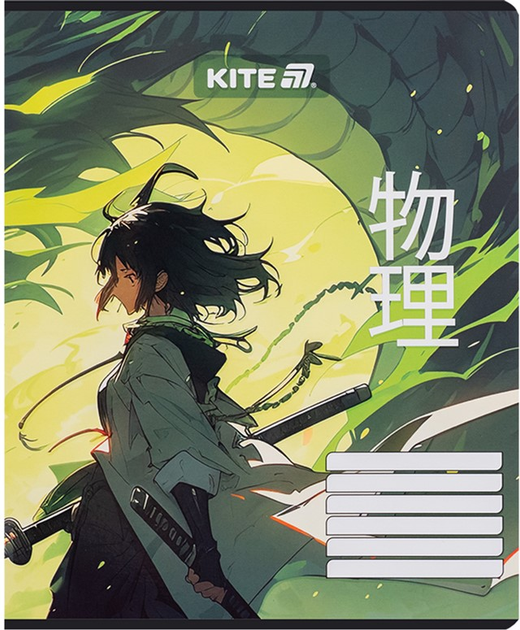 Набір шкільних зошитів Kite Anime 18 аркушів Лінія 20 шт (K25-237-1) - зображення 6