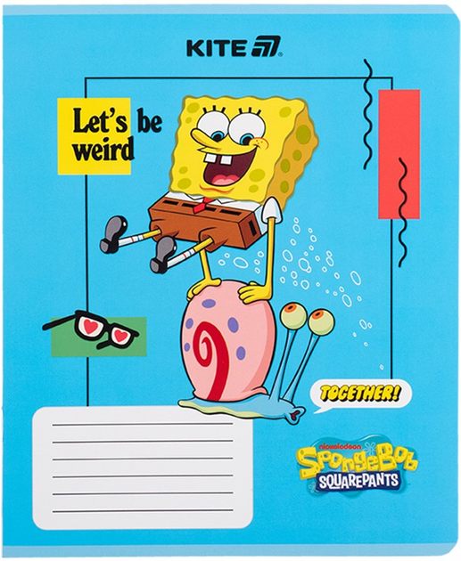 Набір шкільних зошитів Kite SpongeBob SquarePants 12 аркушів у клітинку 25 шт (SB25-232) - зображення 10